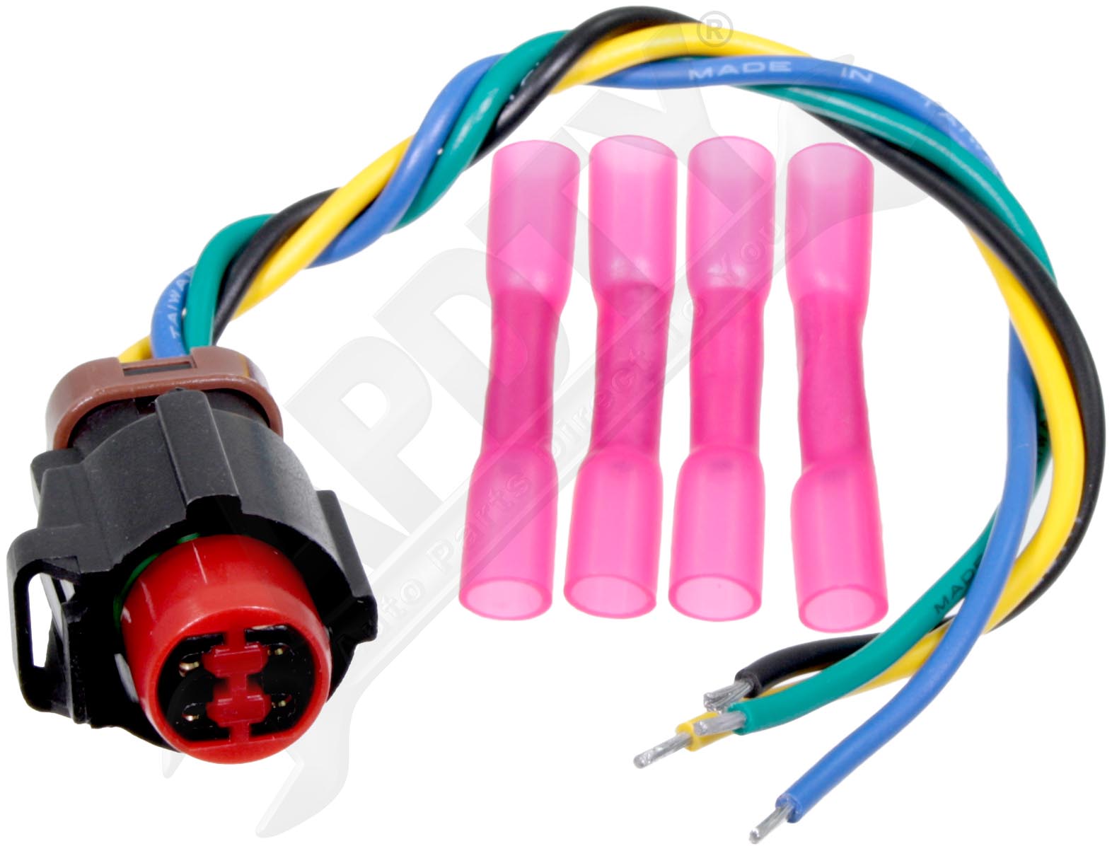 APDTY 112687 Wiring Harness Pigtail Connector (Fits APDTY 015325 Vacuum