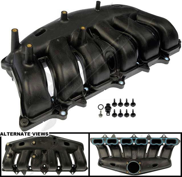 APDTY 726678 Intake Manifold Assembly With Gaskets Upper Plastic Plenum