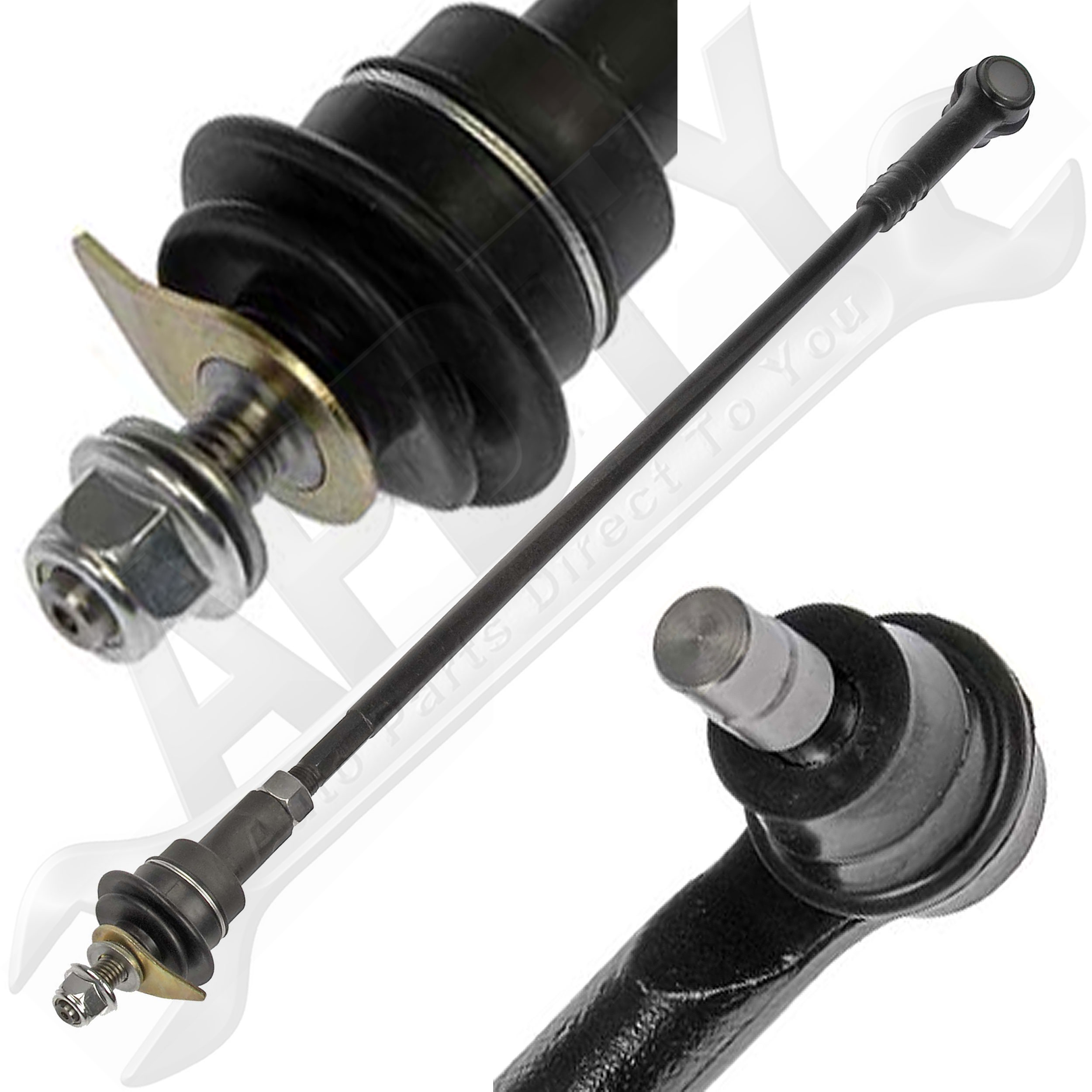 APDTY 634110 Rear Outer Tie Rod Assembly (Includes Adjuster For Toe